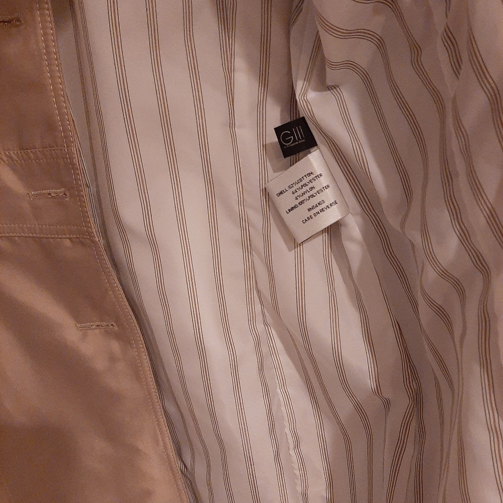 Womens Kenneth Cole Trench Coat Medium - Picture 2 of 4